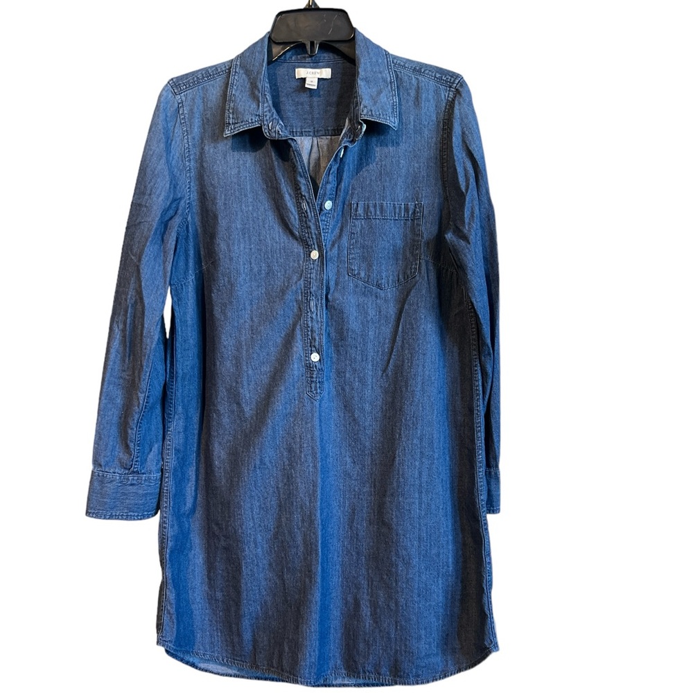 J Crew Chambray Dress size 12 excellent pre-loved condition